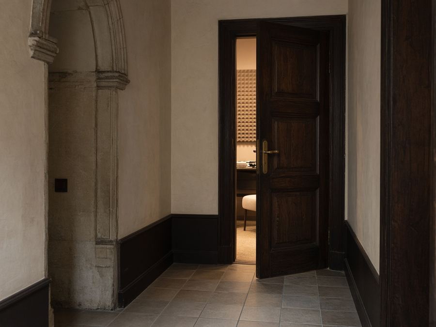 Studio entrance for appointments